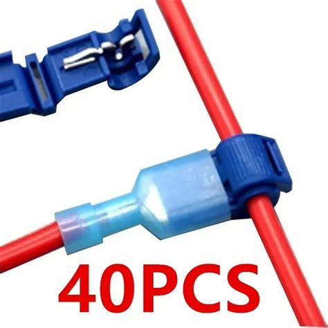 Conectores R Pidos De Cabos El Tricos Splice Snap Lock Wire Terminals