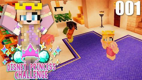 Minecraft Disney Princess Challenge Ep1 Castle Tour Youtube