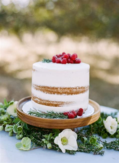Semi Naked Wedding Cakes With Pretty Details