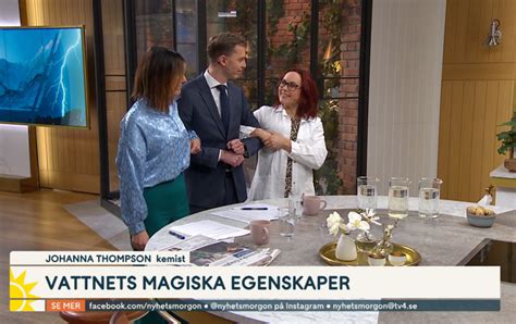 Johanna Thompson är med i Nyhetsmorgon Kemiska sektionen