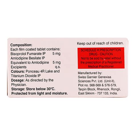 Bisonext Am Tablet S Price Uses Side Effects Netmeds