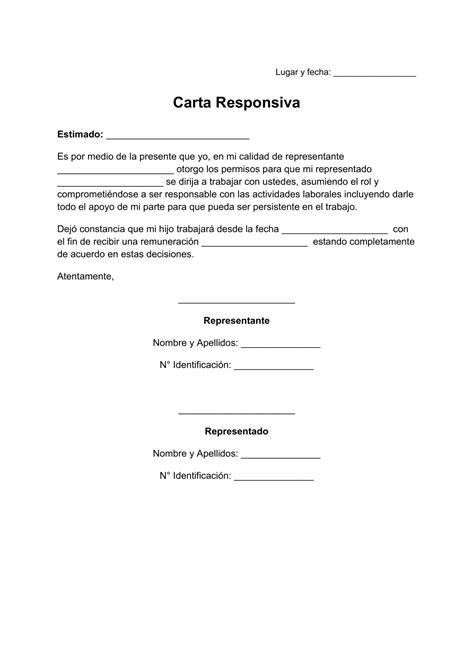 Carta Responsiva Que Es Para Que Es Como Hacerla Ejemplo Formatos Images