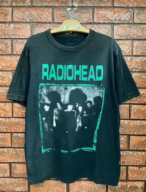 Vintage 00s Radiohead English Rock Band Promo T Shirt Thom York