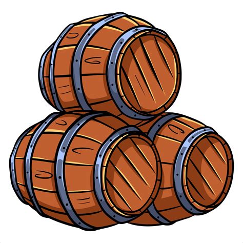 Beer Barrels Clipart