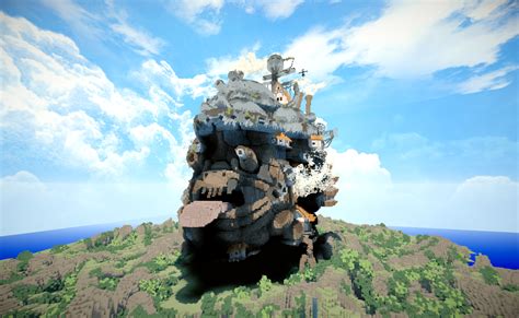 Howl's moving castle Minecraft Map