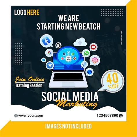 Premium Vector Social Media Poster