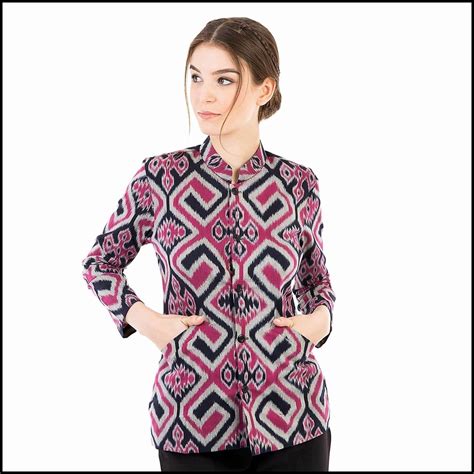 Model Batik Wanita Remaja Batik Fashion Modern Blouse Batik Modern