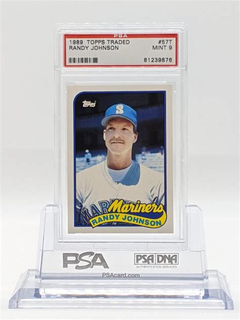 Topps Traded Randy Johnson Rookie Card T Psa Mint Hall Of