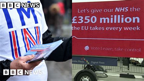 Vote Leaves £350m Claim Potentially Misleading Says Statistics Chief