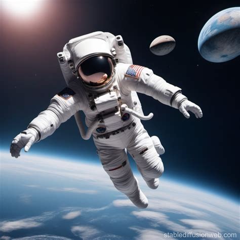 Astronaut Floating in Air | Stable Diffusion Online