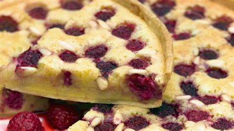 Tarte amandine aux framboises rapide découvrez les recettes de