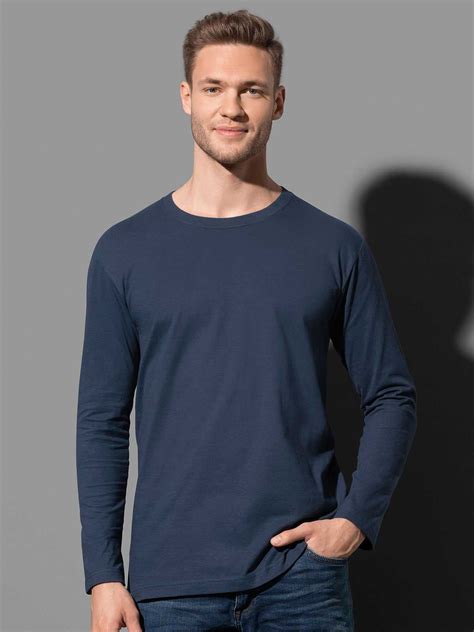 T SHIRT UOMO MANICA LUNGA 100 COTONE 185 GR M2 STEDMAN