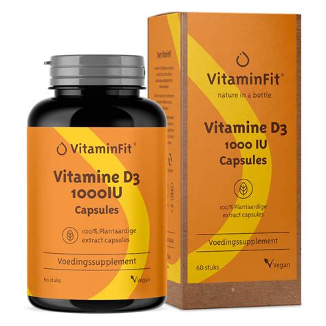 Vitamine D3 1000iu Capsules Vitaminfit