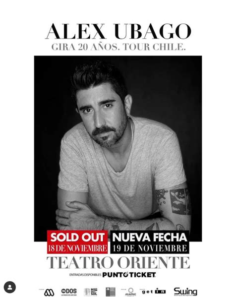 Por éxito de ventas Alex Ubago suma nueva fecha en Teatro Oriente