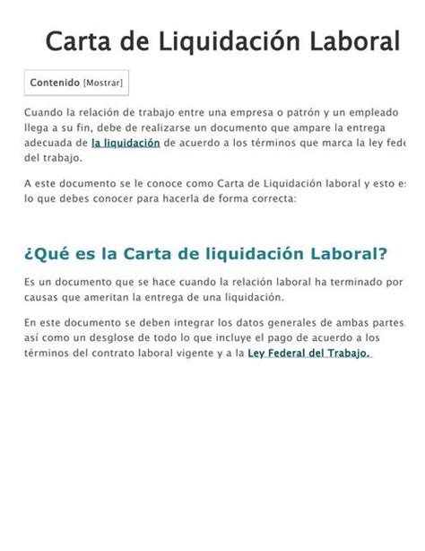 Modelo De Carta De Liquidacion Laboral Colombia Nombre Y Logo De La