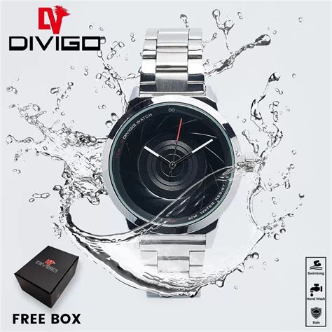 Jual Jam Tangan Pria Divigo Dv Staintless Steel Water Proof