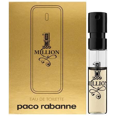 Buy Paco Rabanne 1 Million Cologne Spray Vial Sample 05 Oz EDT Men