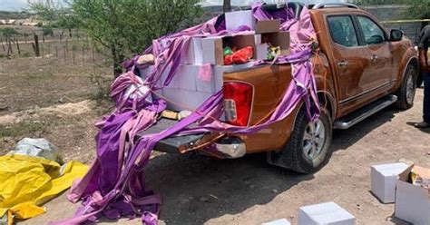 Detienen Camioneta Cargada De Despensas Del Pan