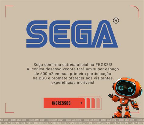 Brasil Game Show 23 SEGA confirma presença Playzuando