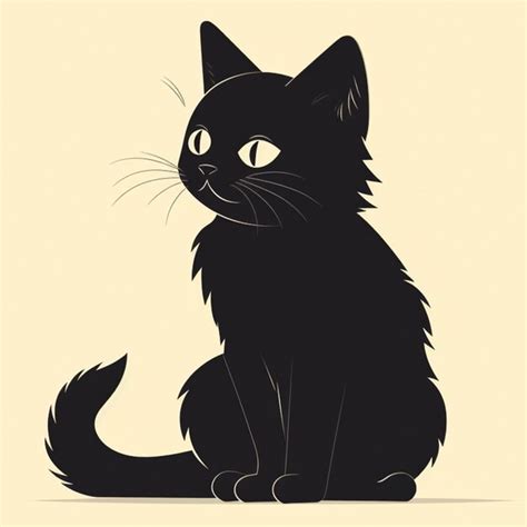 Premium Ai Image Black Cats Vector