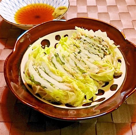 レンジで白菜と豚肉としその挟み蒸し レシピ・作り方 By メリッコ｜楽天レシピ