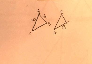 3 Use Congruent Triangles To Find Side Lengths Part I Draw The Two