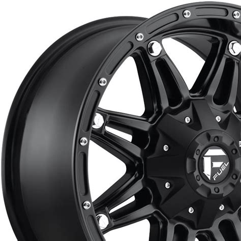 Fuel D Hostage Matte Black Wheels Wheelonline