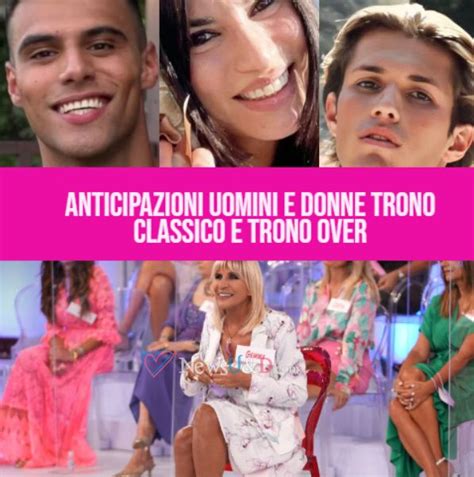 Anticipazioni Uomini E Donne Trono Classico E Trono Over Registrato