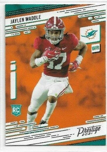 Panini Prestige Jaylen Waddle Base Rc Card Ebay