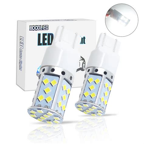 2pcs Car Light T20 7443 35 SMD 3030 LED Bulbs 20W DC 12V White LED Auto