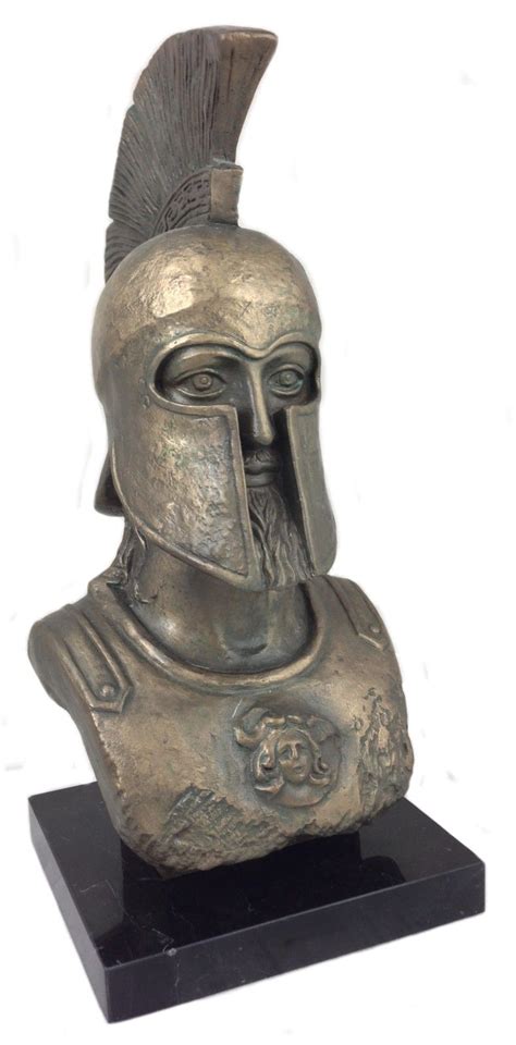 Bust Of Leonidas Archaeological Museum Sparta Th Century B C Bronze