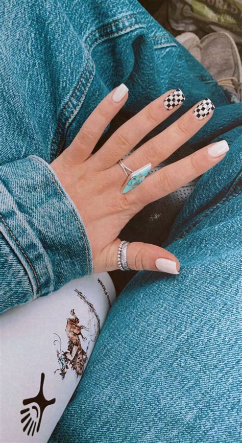 Western Nail Inspo In 2024 Country Acrylic Nails Western Nails