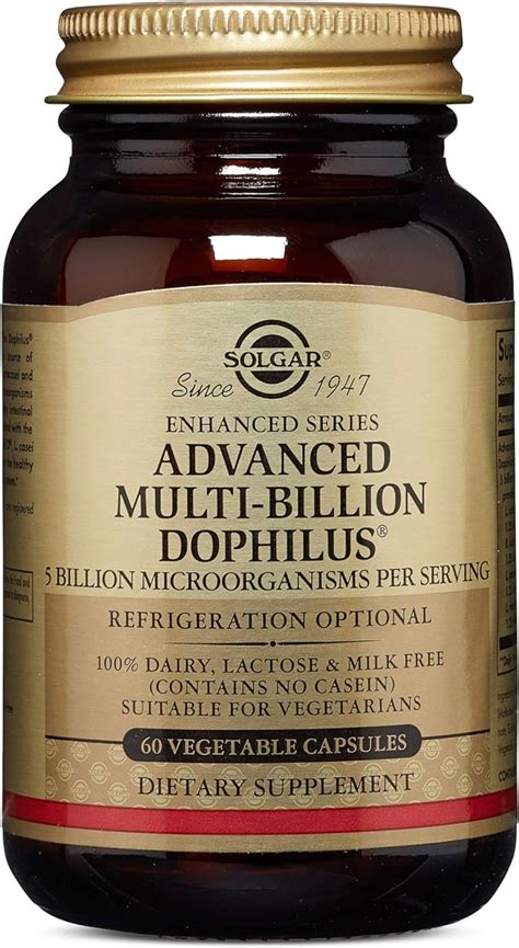 Solgar Advanced Multi Billion Dophilus Vegetable Capsules Pack Of 60 Uk Health