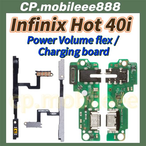 Infinix Hot I Power Volume Flex Button Switch USB Charging Port Board