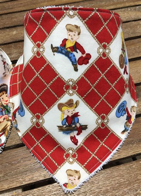 Baby Girl Cowgirl Baby Bandana Bib Set Girl Western Baby T Baby