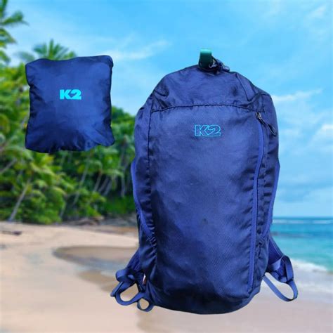 Backpack K2 M Pack Packable 20L Fesyen Pria Tas Dompet Ransel Di