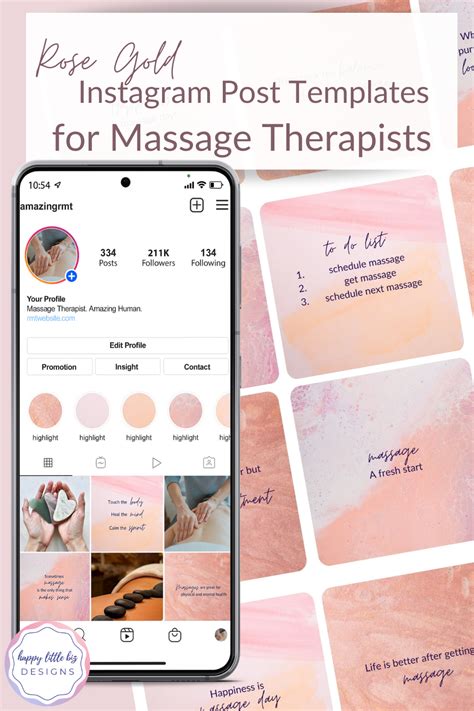 Massage Therapist Instagram Posts 50 Rose Gold Massage Therapy Quotes