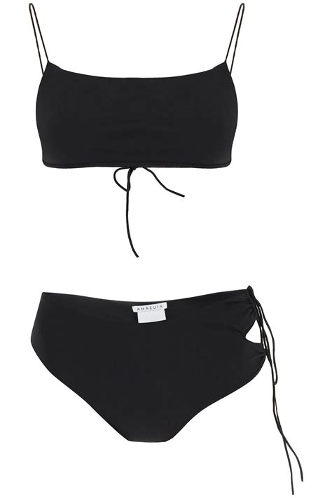 AMAZUIN Yasmin Bikini Set Os Black Editorialist