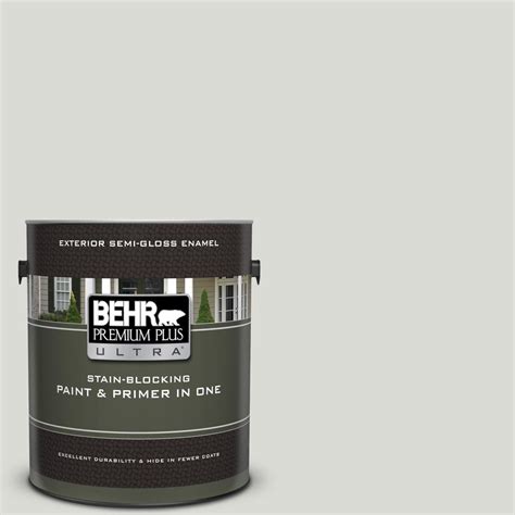 Behr Premium Plus Ultra Gal Bwc Silver Feather Semi Gloss Enamel