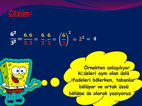 PPT ÜSLÜ SAYILAR DERS Matematik SINIF 8 ÖĞRENME ALANI Sayılar