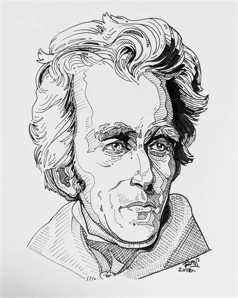 Andrew Jackson Easy Drawing Np