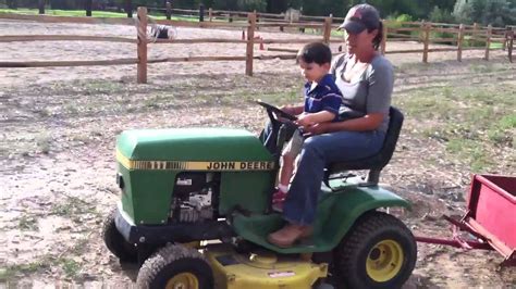 Leo Learning To Drive The Tractor Youtube