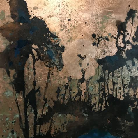 Secret forest by Teresa Poole (2024) : Painting Lacquer, Gilding on