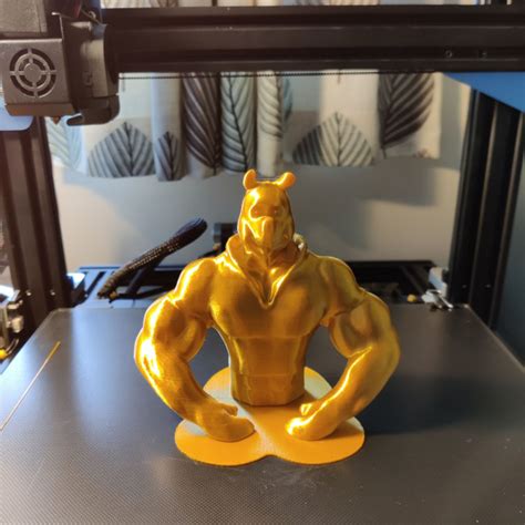 3D Printable Buff Winnie the Pooh with Jumper by Ben