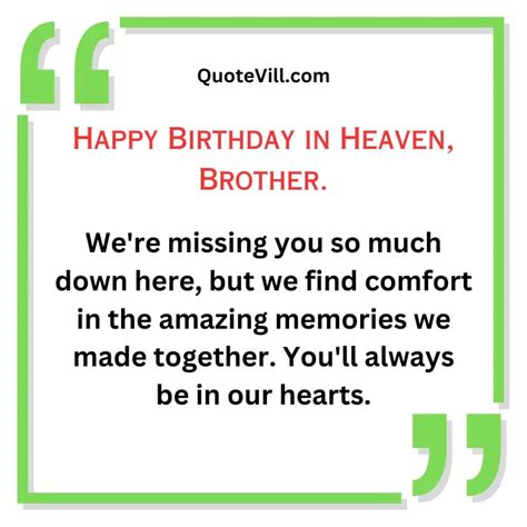 Brother Birthday In Heaven Poem