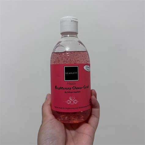 Scarlett Whitening Happy Brightening Shower Scrub Sabun Mandi Gel