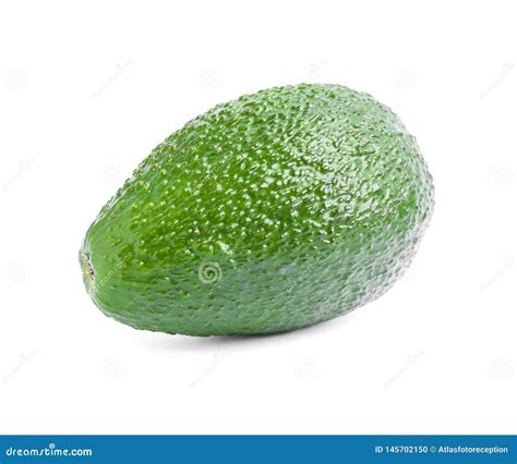 Aguacate Maduro Aislado En El Fondo Blanco Foto De Archivo Imagen De