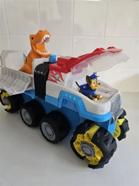 Paw Patrol Dino Rescue Dino Patroller Motorised Team Vehicle With Chase