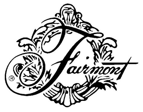 The Original Fairmont Logo From A Century Ago Design Logo