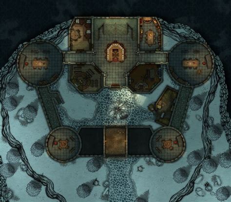 Castle Of Caer Dineval From Icewind Dale Rime Of The Frostmaiden